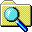 retro taskbar icon for an old computer.