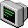 retro taskbar icon for an old computer.